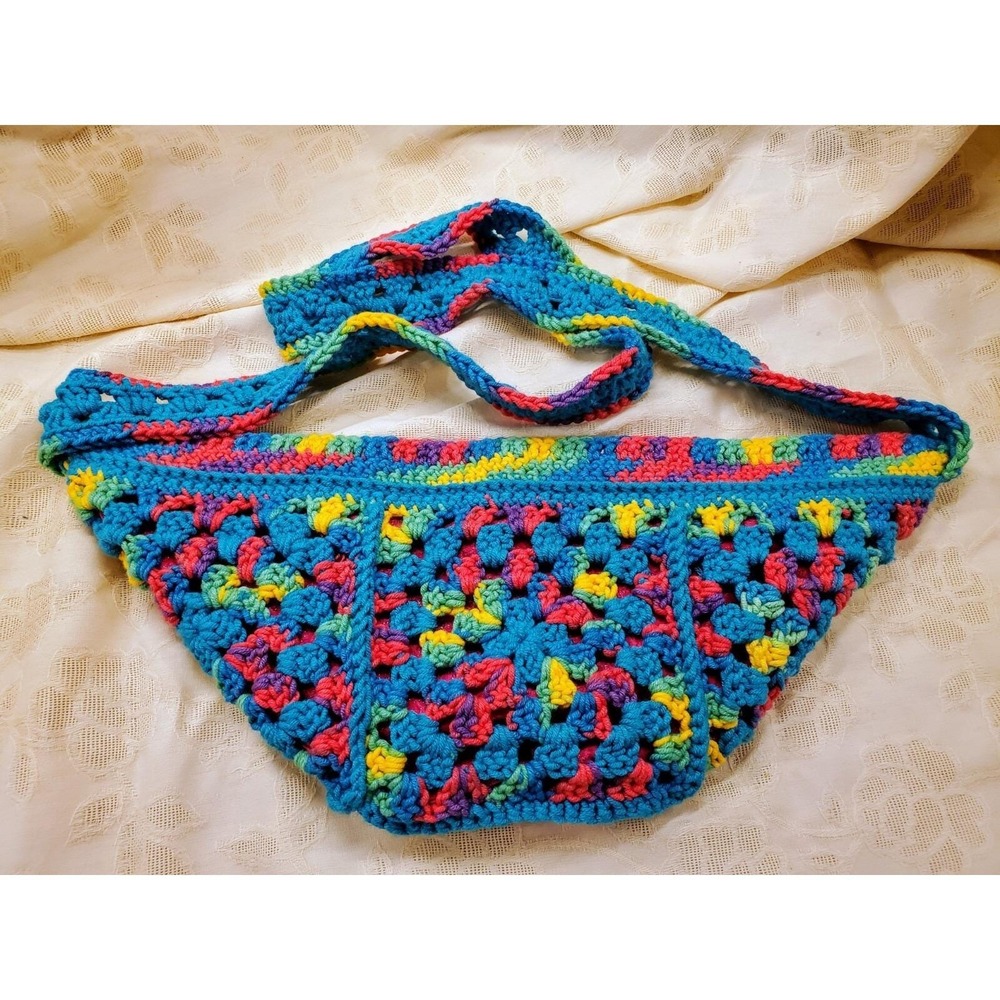 Handmade Crocheted‎ Bum Fanny Pack Bag Crossbody Purse